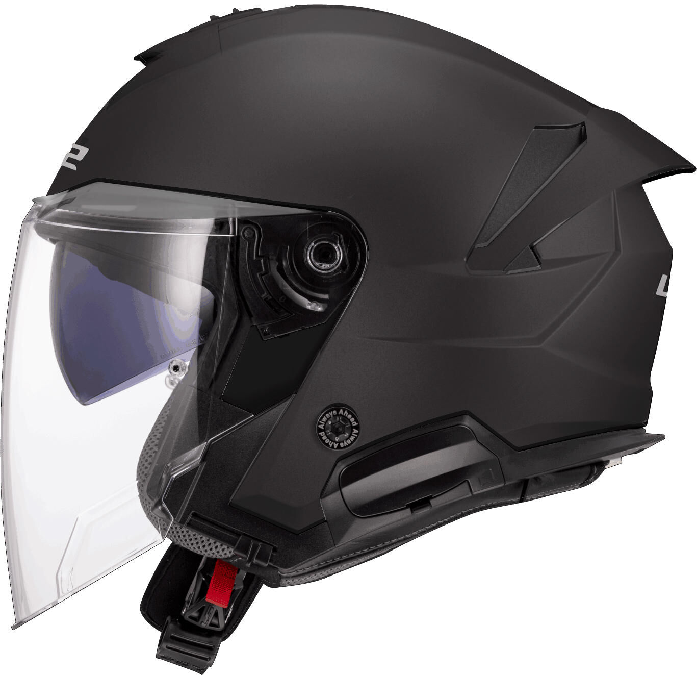LS2 jethelm of618 verso ii solid helmets of618 verso i solid black matt gr. l
