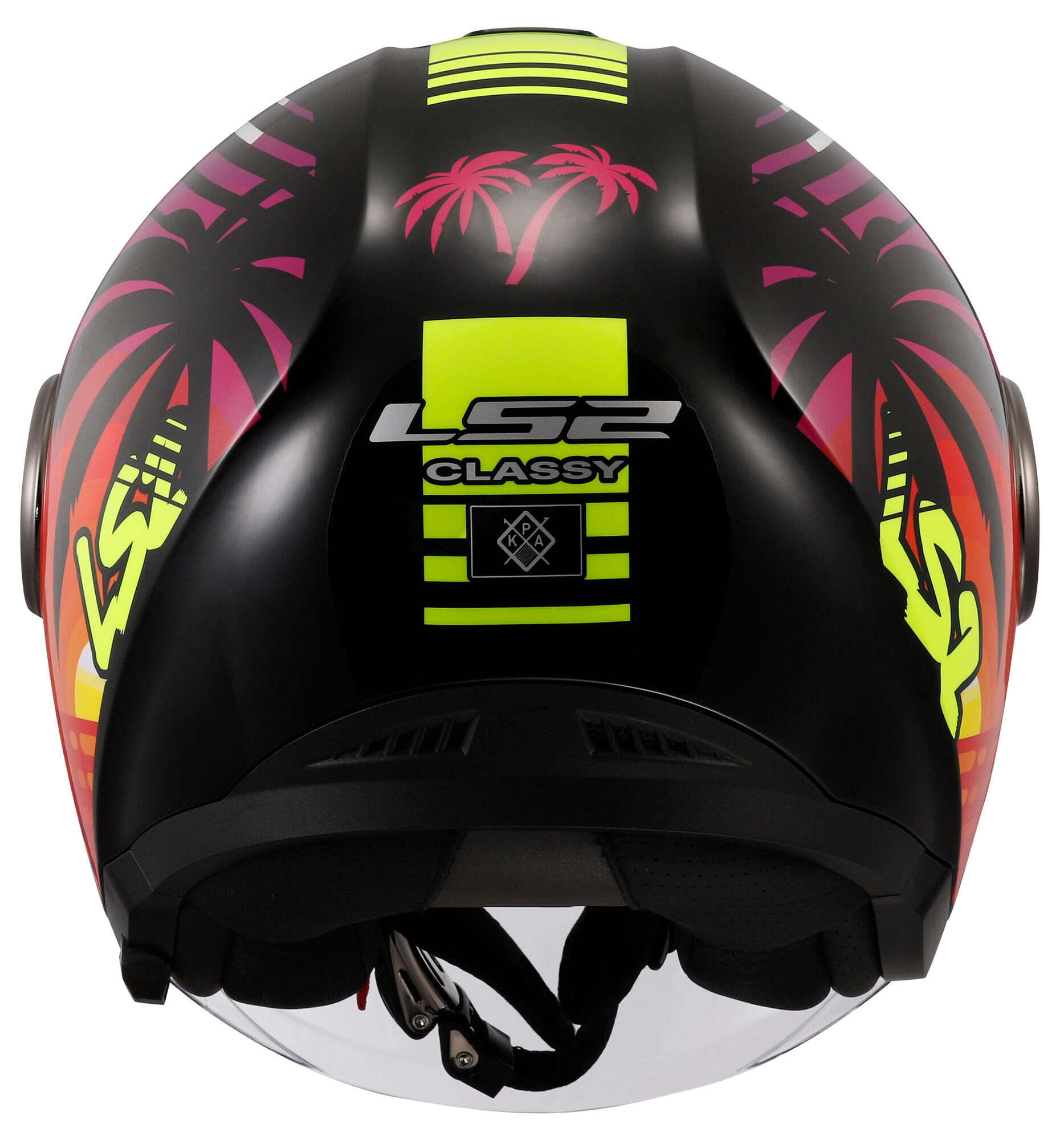 LS2 jethelm of620 classy palm helmet of620 classy palm m black