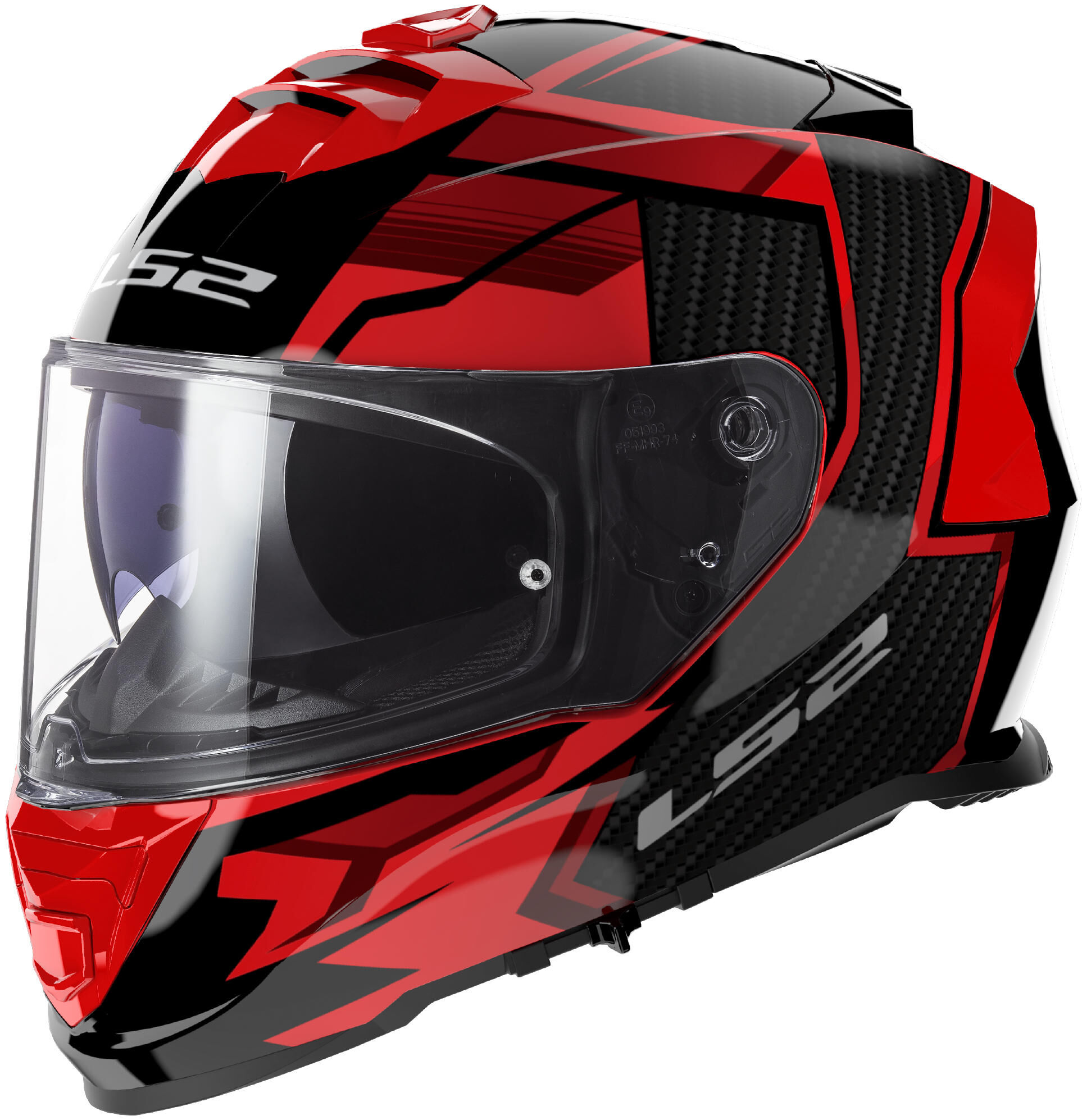 LS2 integraalhelm ff800 storm ii tracker helmet ff800 storm ii tracker l black/red