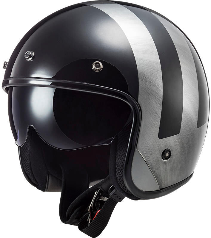 LS2 jethelm of601 bob ii lines helmet of601 bob ii lines l black/jeans
