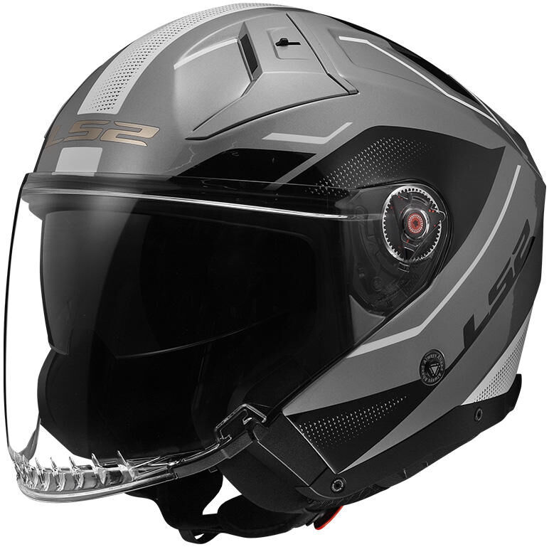 LS2 jethelm „of603 infinity ii veyron” helmet of603 infi. ii veyron 3xl grey/bl/white