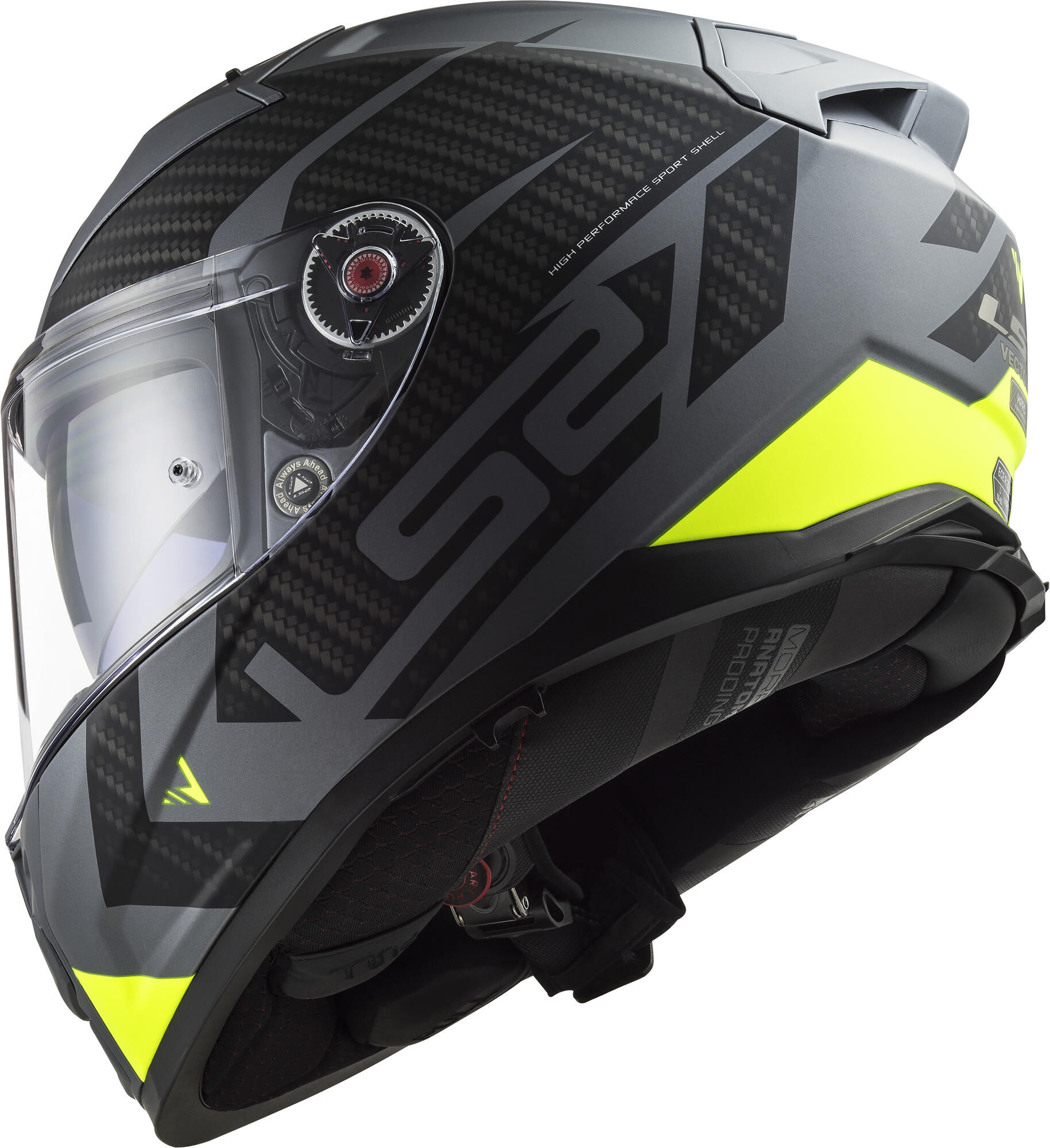 LS2 integraalhelm ff811 vector ii splitter helmet ff811 vect. ii spl. xxl tit./yellow