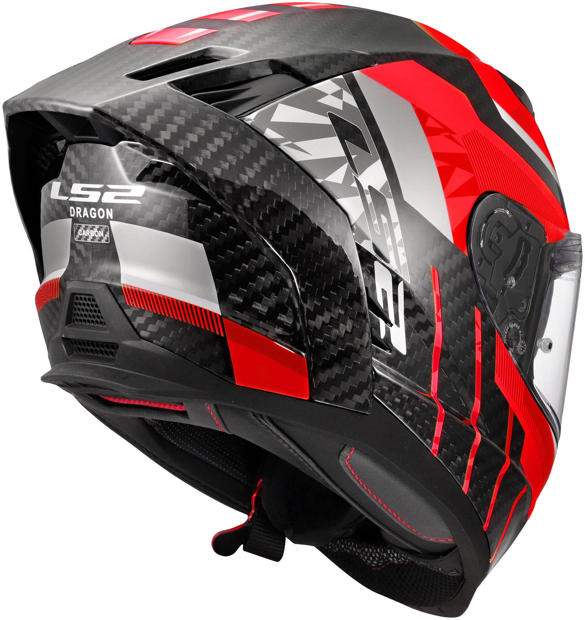 LS2 integraalhelm ff807 dragon trax helmet ff807 dragon trax l red/grey