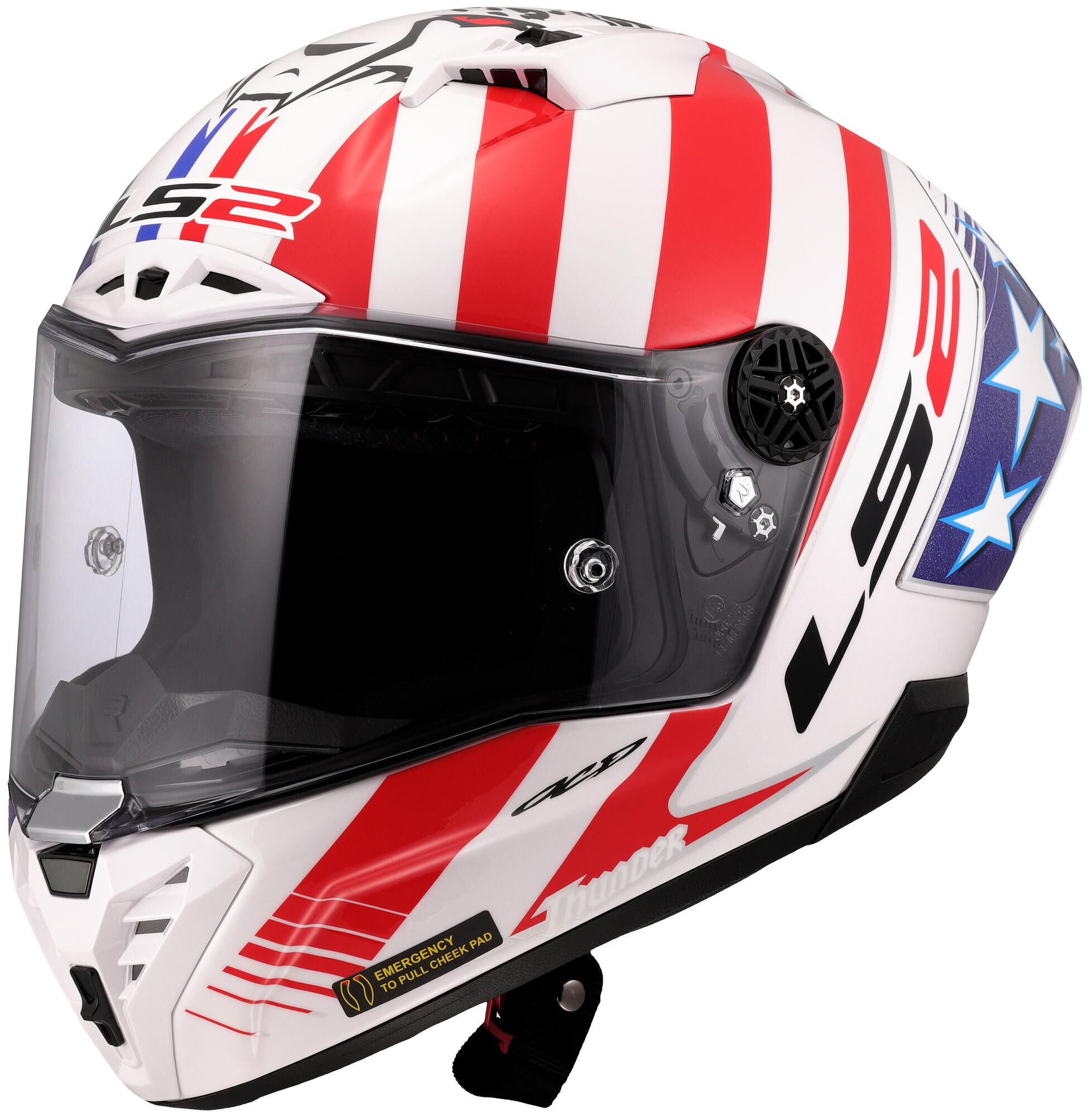 LS2 integraalhelm ff805 thunder carbon gp aero replica baz. helmet ff805 thunder gp aero rep. baz l