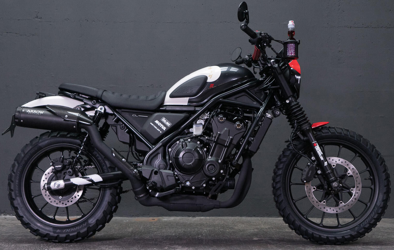 MOTOISM spatbord the nightcrawler. front mudguard mi honda cl500
