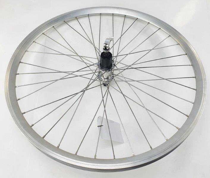 Achterwiel 26x1.75 cassette 7/8 alu