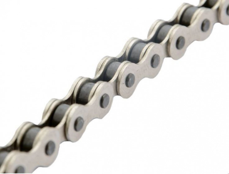 Simson fietsketting 1/2 x 1/8 inch 112 schakels staal zilver