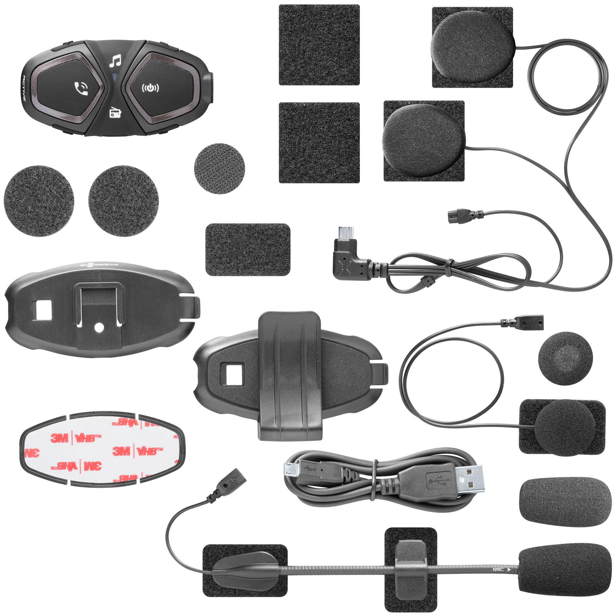 INTERPHONE helm communicatie systeem active helmet com.system interp. single kit