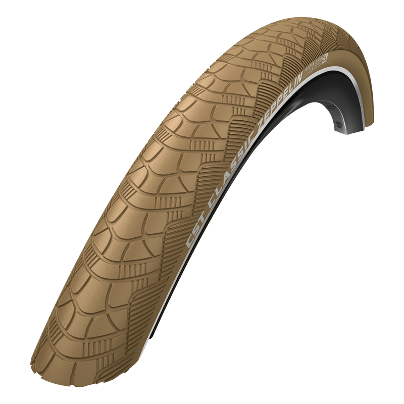 Cst Buitenband zeppelin 26 x 1.75'' / 47-559 - khaki met reflectie