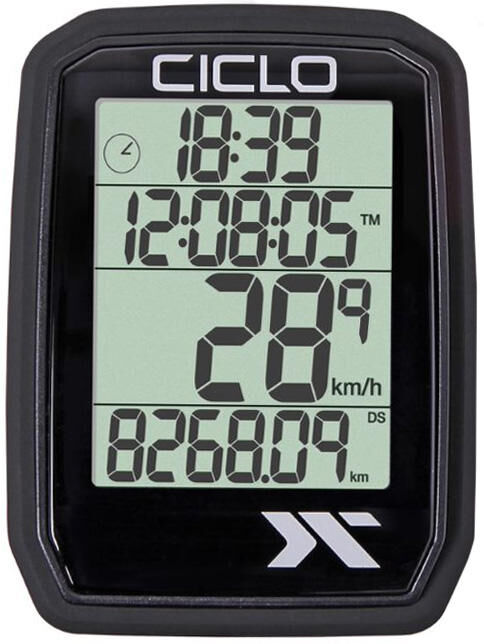 CICLOSPORT fietscomputer protos 205 bike computer protos 205 black