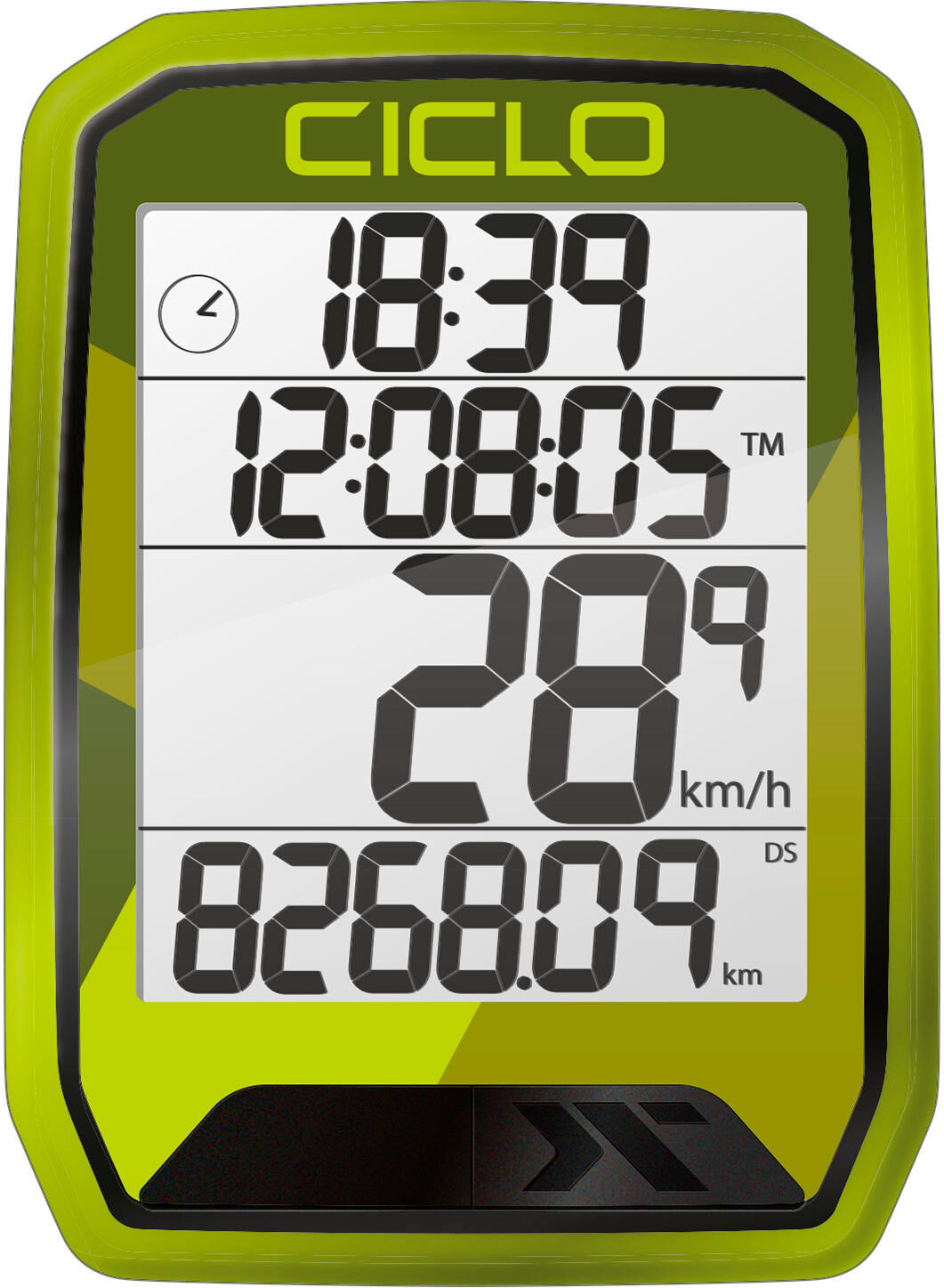 CICLOSPORT fietscomputer protos 213 bike computer protos 213 green