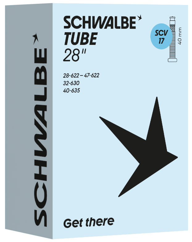 Schwalbe Tube (scv17) - tour / gravel - 28'' (28/47-622/635) - click valve