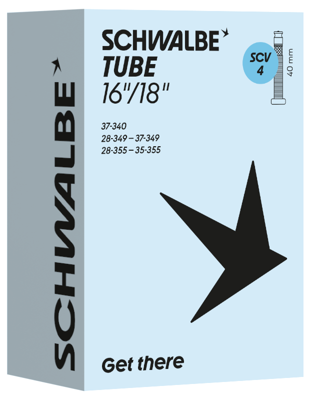 Schwalbe Tube (scv4) - 16/18'' (28/37-340/355) - click valve