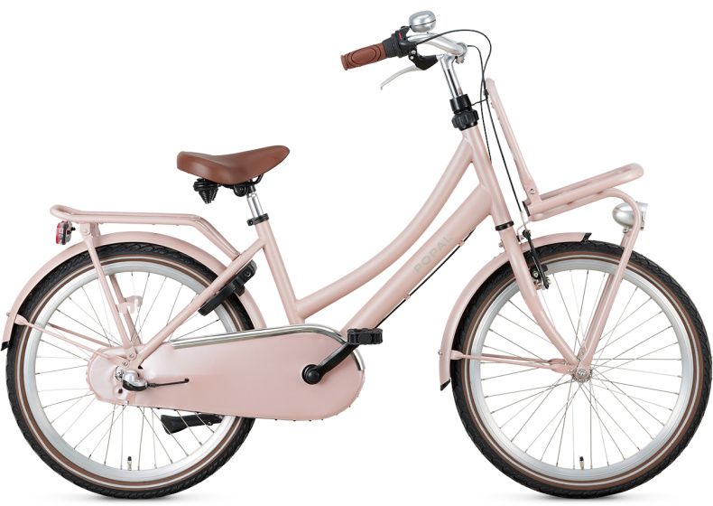 Popal Daily Dutch Basic+ 22 Inch 35 cm Meisjes 3V Terugtraprem Zalmroze