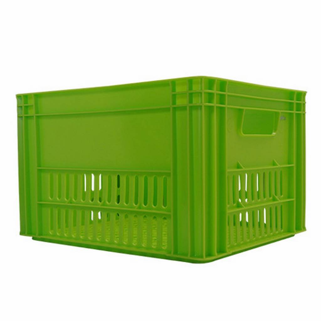 Kerri Kunststof Fietskrat Limegroen