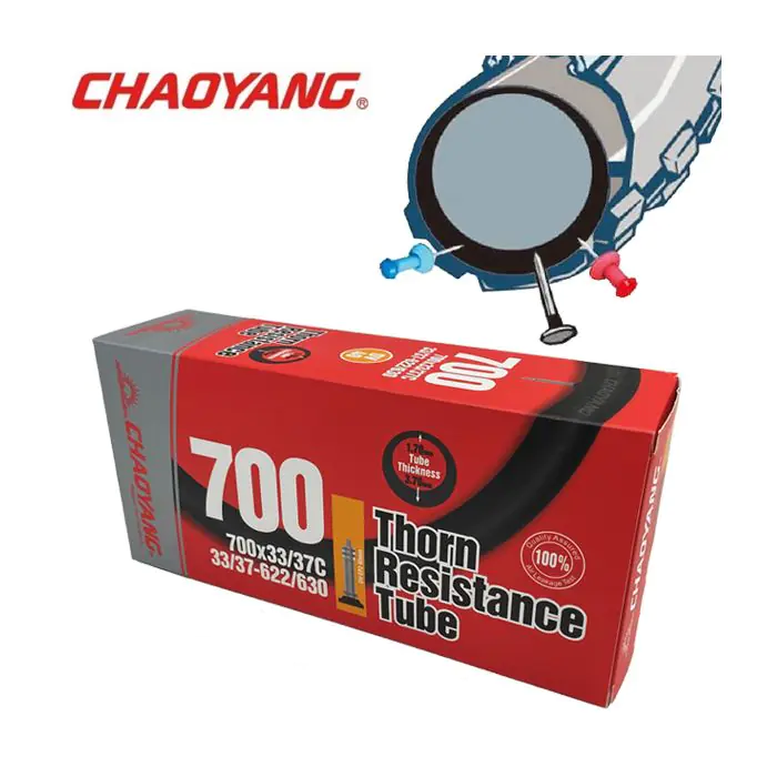 CHAOYANG 28x1 5/8x1 3/8 (33/37-622) antilek 3,7 mm (thorn resistance) dv 40 mm y122518+3