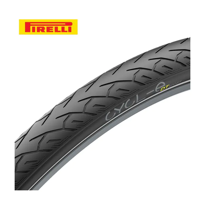 PIRELLI 28x1.60 (42-622) cycl-e dt zwart reflex draad c100377