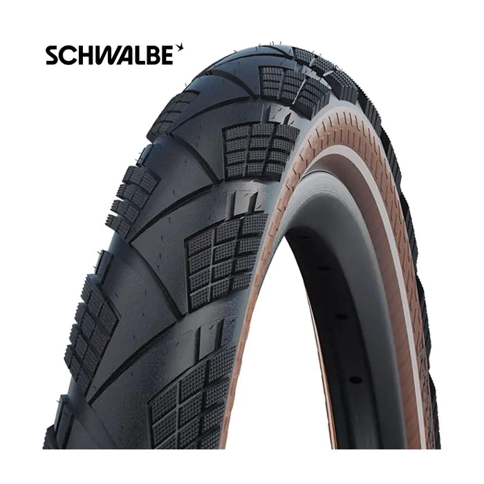 SCHWALBE 27,5x2.35 (60-584) marathon efficiency superrace v-guard zwart/transp. reflex vouw 11654424