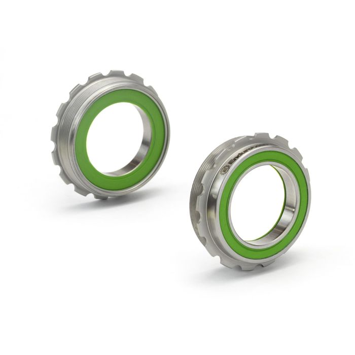 ENDURO BEARINGS T47 asymetrical bottom bracket to 30mm - maxhit integrated - 440c - silver