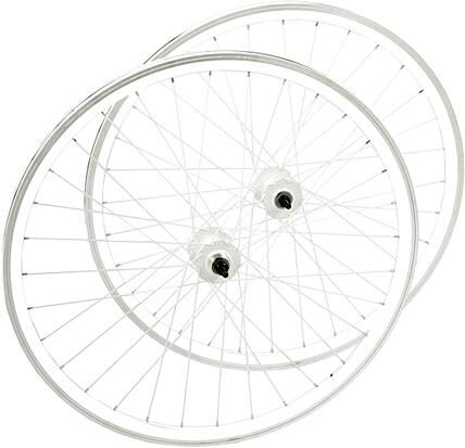 POINT wielenset fixed and free wheel set fixed and free 28 white/white
