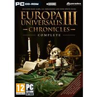 Paradox Interactive Europa Universalis 3 Chronicles Complete