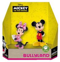 Bullyworld Bullyland 15083 - Mickey Mouse Geschenk-Set, Micky und Minnie, 2-er Pack, Spielfigur