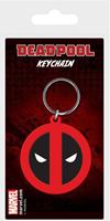 Pyramid International Marvel Comics Rubber Keychain Deadpool Symbol 6 cm
