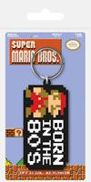 Pyramid International Super Mario Bros. Rubber Keychain Born in the 80's 6 cm