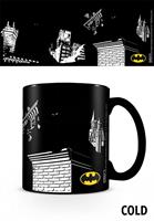 dccomics DC Comics Thermoeffekt-Tasse Batman Shadows schwarz, bedruckt, aus Keramik, Fassungsvermögen ca. 320 ml.. 152 x 101,5 cm