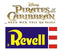 Revell Pirates of the Caribbean Dead Men Tell No Tales Easy-Click Model Kit 1/150 Black Pearl 26 cm