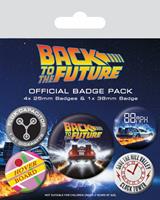 Pyramid International Back to the Future Pin-Back Buttons 5-Pack DeLorean
