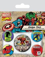 Pyramid International Marvel Comics Pin Badges 5-Pack Iron Man