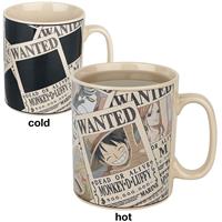 Abysse ABYstyle - One Piece Wanted Thermoeffekt Tasse
