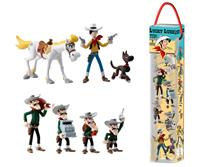 Plastoy Lucky Luke Mini Figure 7-Pack Characters 4 - 10 cm