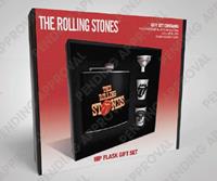GYE Rolling Stones Hip Flask Set Tongue