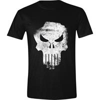 thepunisher The Punisher - Distressed Skull Black - - T-Shirts