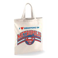 Superman - Shopping In Metropolis Tote Bag - White