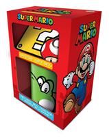Geschenkbox Super Mario Yoshi (Tasse,Schlüsselanhänger,Untersetzer)