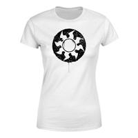 Magic The Gathering White Mana Splatter Women's T-Shirt - White - Weiß