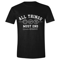 gameofthrones Game Of Thrones - All Things Must End - - T-Shirts