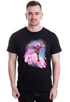 Deadpool - Space Unicorn Black - - T-Shirts