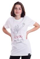 rickandmorty Rick And Morty - Tiny Rick White - - T-Shirts