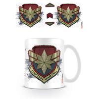 Pyramid International Captain Marvel (Badge) Coffee Mug