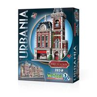 Wrebbit 3D Puzzle - Urbania Collection - Feuerwehrhaus 285 Teile Puzzle Wrebbit-3D-0505