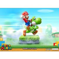 First 4 Figures Super Mario: Mario and Yoshi 19 inch Statue