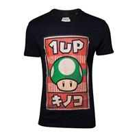 Difuzed Nintendo - Propaganda Poster Inspired 1-Up Mushroom T-shirt