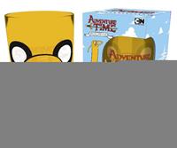 Adventure Time Jake Face Coloured Glass Premium Large Glass
