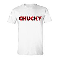Chucky Logo  Herren T-Shirt - Weiß - Weiß