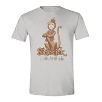 Aladdin - Sidekick With Attitude Heather Grey - - T-Shirts