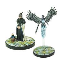 Dungeons & Dragons Collector's Series Princes of the Apocalypse Miniature Aerisi Kalinoth & Air Priest